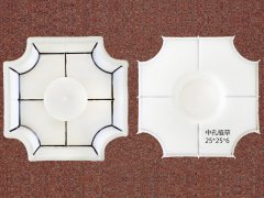 中孔植草：25x25x6